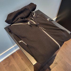 11 by Boris Bidjan Saberi men's drawstring hoodie with zipper pockets and hood